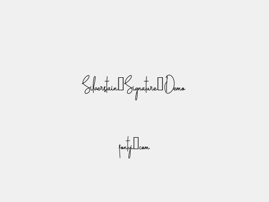 Silverstain_Signature_Demo