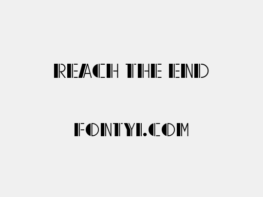 Reach the End