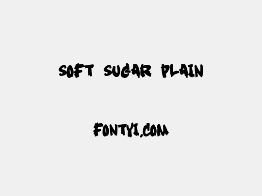 Soft Sugar plain