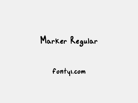Marker Regular