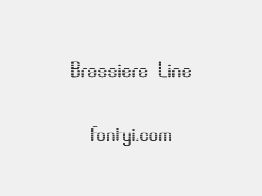 Brassiere Line
