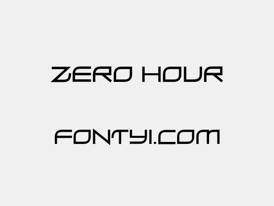 Zero Hour