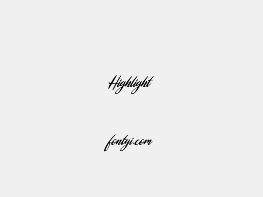Highlight