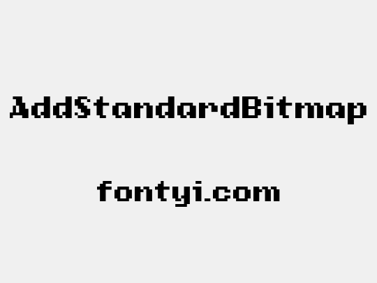 AddStandardBitmap