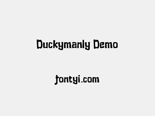 Duckymanly Demo