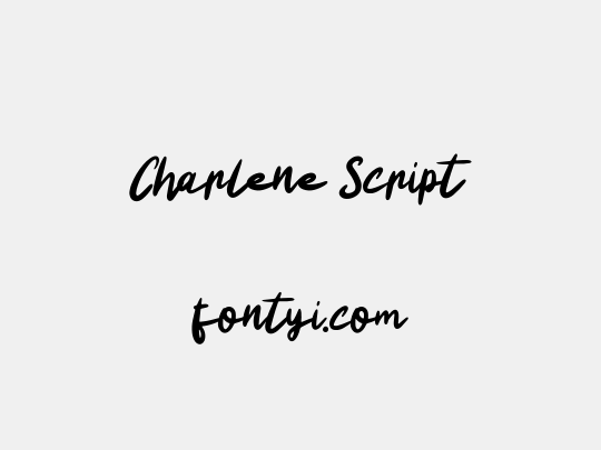 Charlene Script