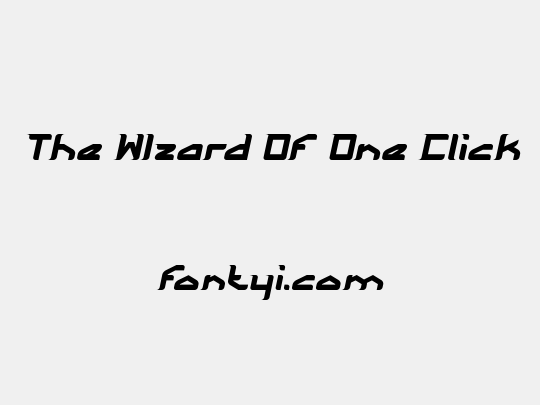 The WIzard Of One Click