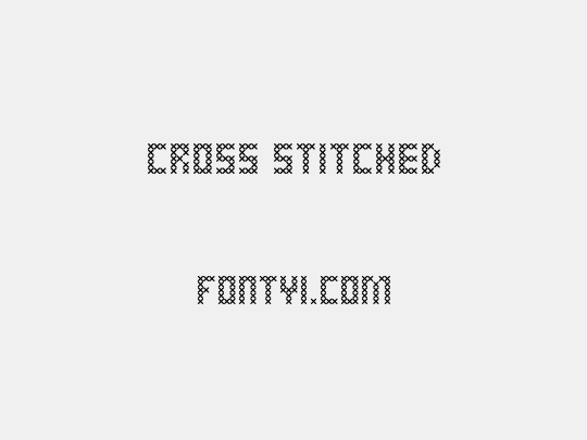 Cross Stitched