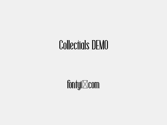 Collectials DEMO