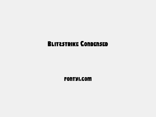 Blitzstrike Condensed