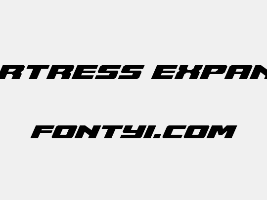 Cruiser Fortress Expanded Italic