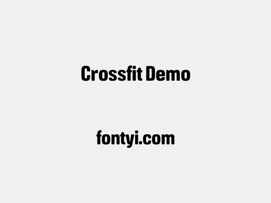 Crossfit Demo