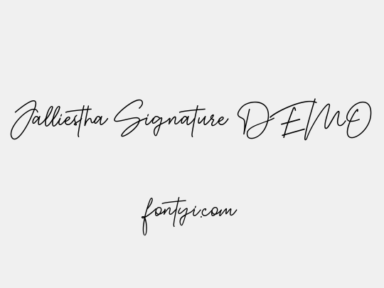 Jalliestha Signature DEMO