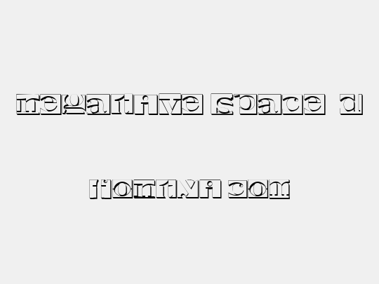 Negative Space 3D