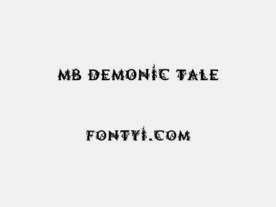 MB Demonic Tale