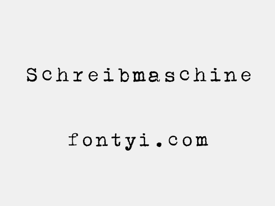 Schreibmaschine