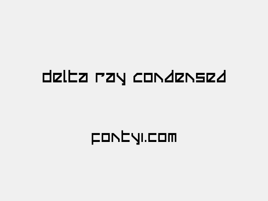 Delta Ray Condensed