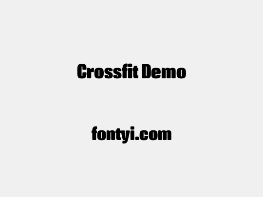Crossfit Demo