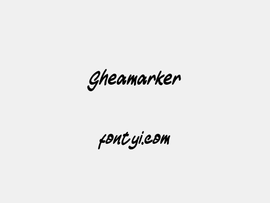Gheamarker