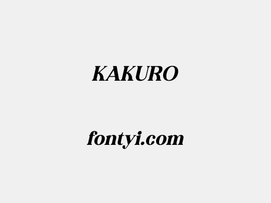 KAKURO