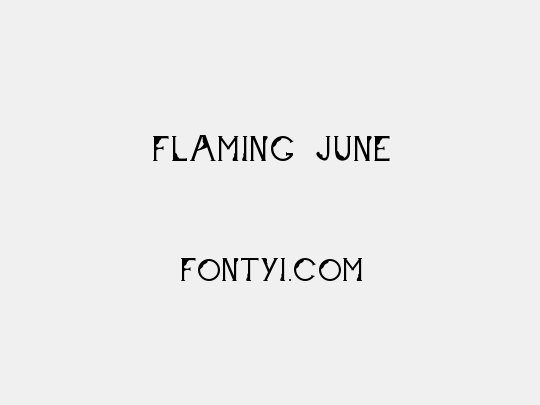 Flaming June