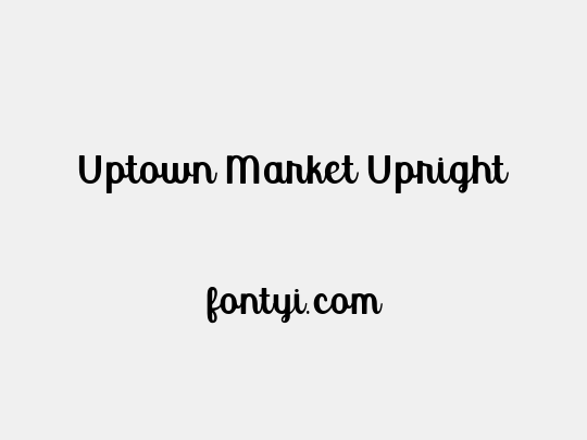 Uptown Market Upright