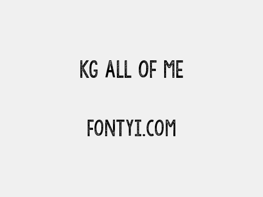 KG All of Me
