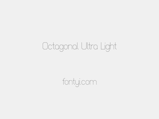 Octagonal Ultra Light
