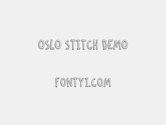 Oslo Stitch DEMO