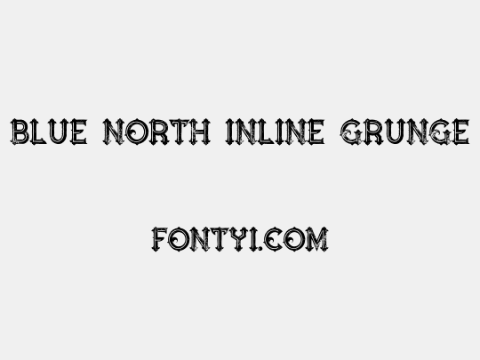 Blue North Inline Grunge