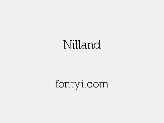 Nilland