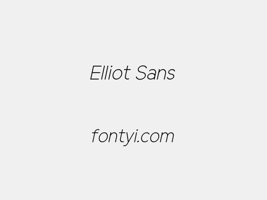 Elliot Sans