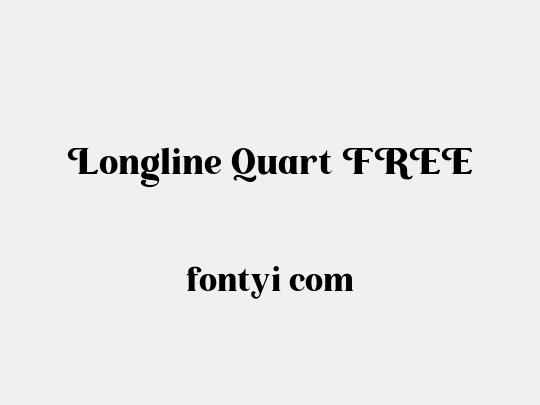 Longline Quart FREE