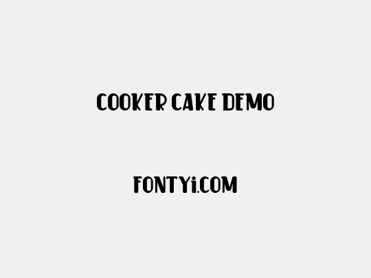 Cooker Cake Demo