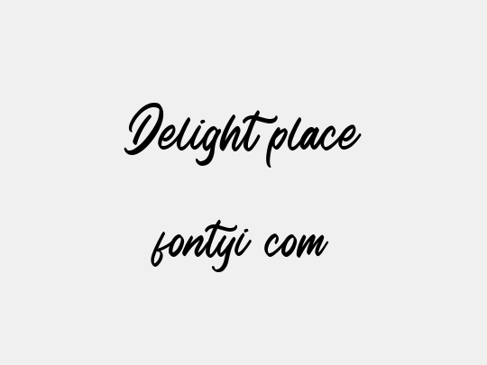 Delight place