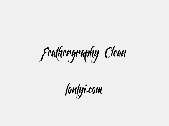 Feathergraphy Clean