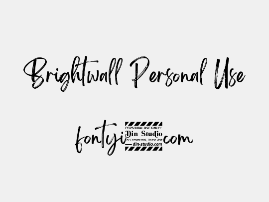 Brightwall Personal Use
