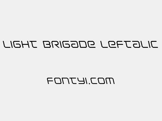 Light Brigade Leftalic