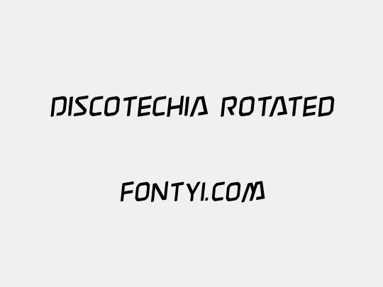 Discotechia Rotated