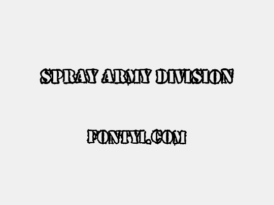 Spray Army Division