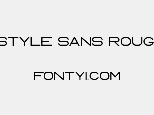 Manta Style Sans Rough DEMO