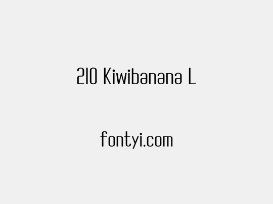 210 Kiwibanana L