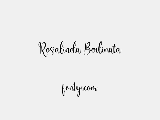 Rosalinda Berlinata