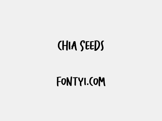 Chia Seeds