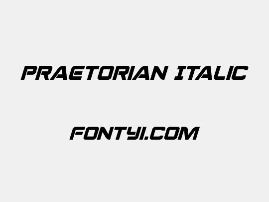 Praetorian Italic