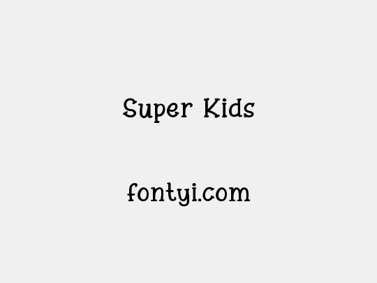 Super Kids