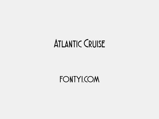 Atlantic Cruise