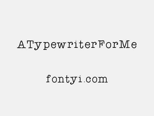 ATypewriterForMe