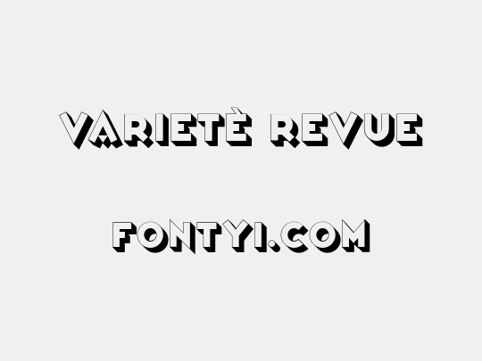 VarietÈ Revue