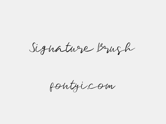 Signature Brush